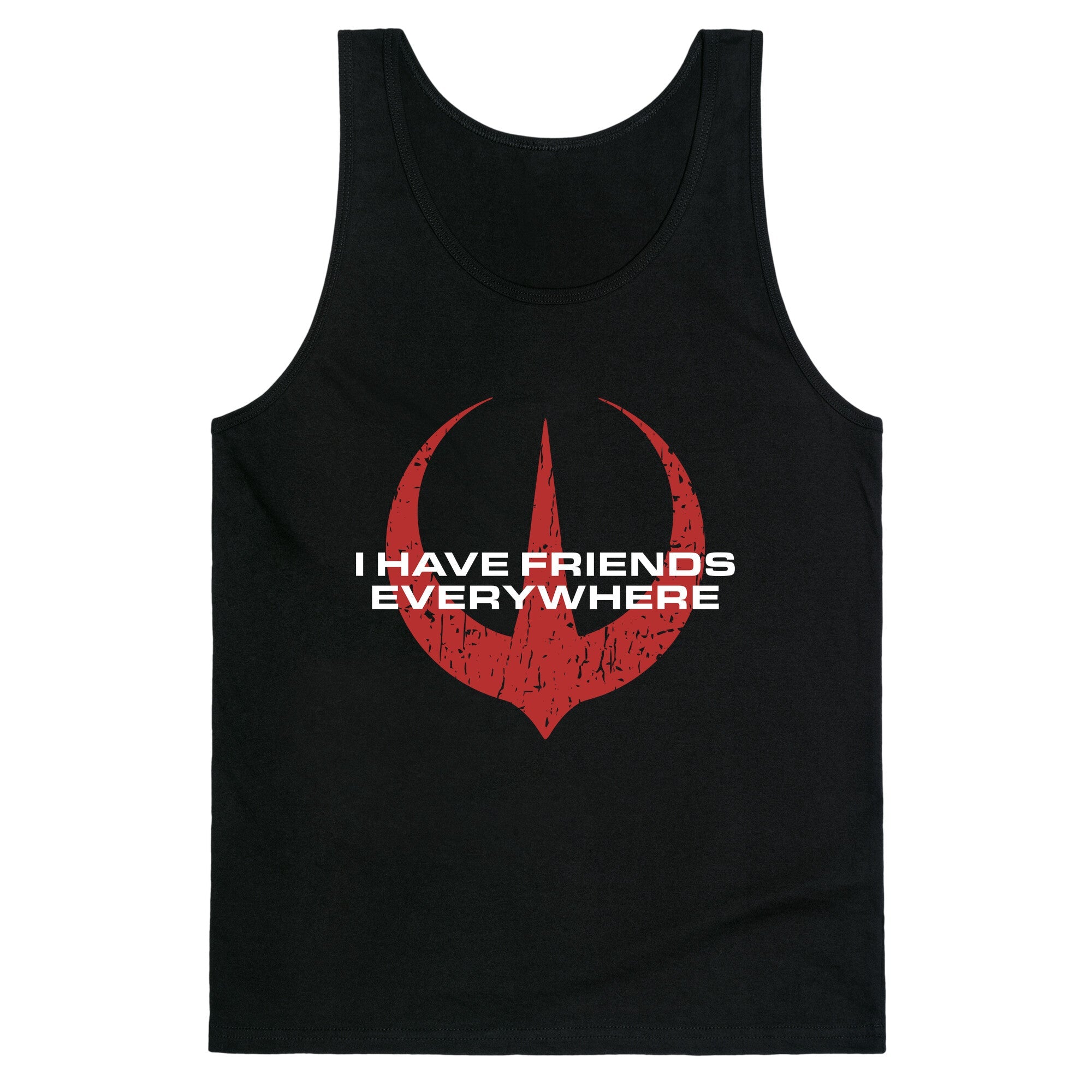 I Have Friends Everywhere Red Tank Top