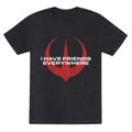 I Have Friends Everywhere Red Unisex Triblend Tee
