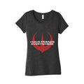 I Have Friends Everywhere Red Womens Triblend Tee