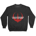 I Have Friends Everywhere Red Crewneck Sweatshirt