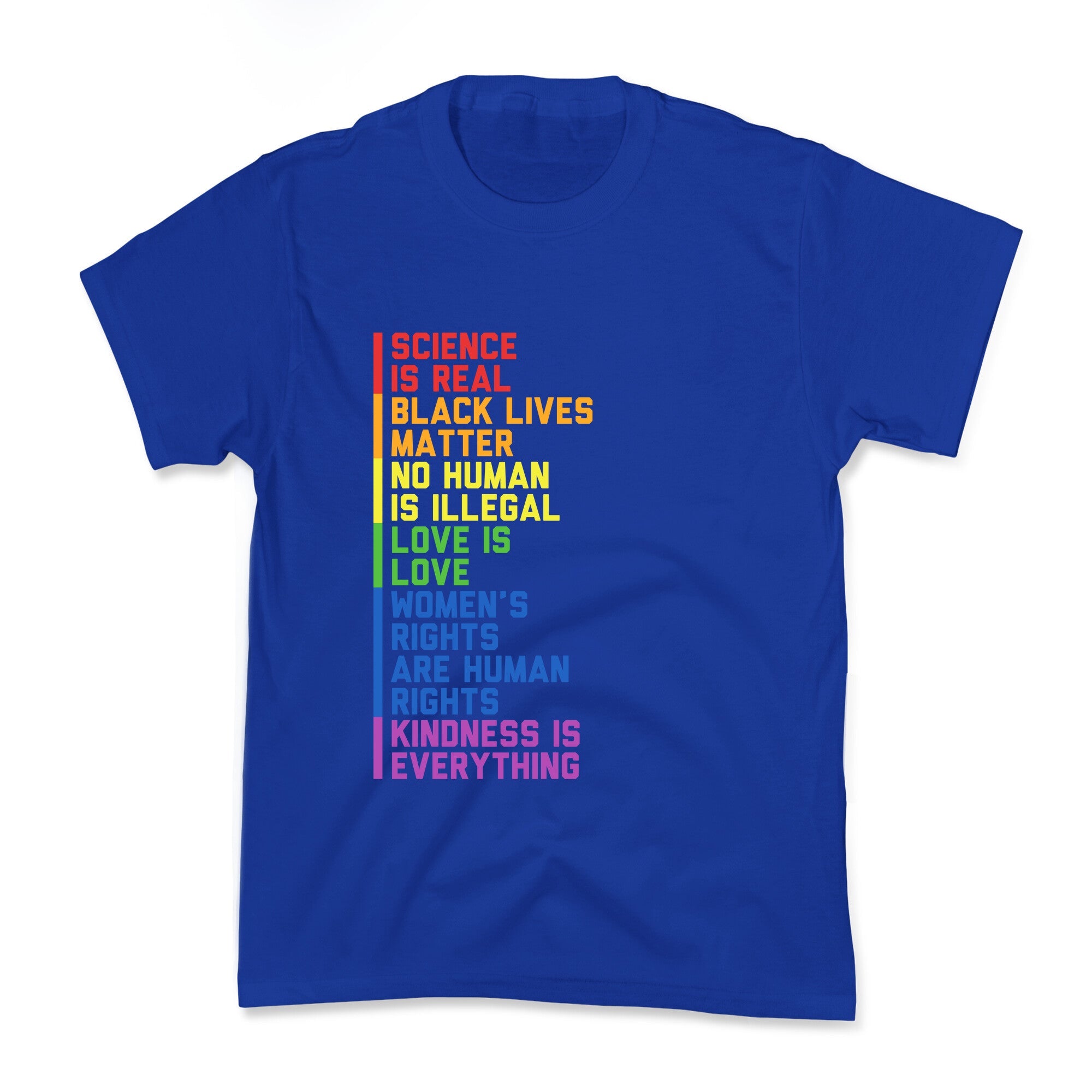 No Human Is Illegal Statement Kids Tee