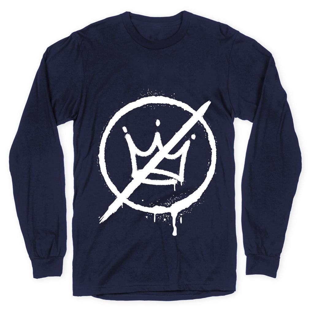 No Kings Crown Anti Trump Longsleeve Tee