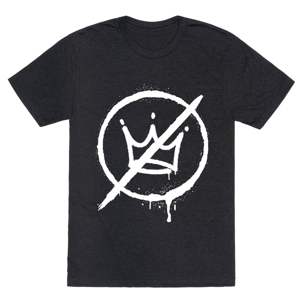No Kings Crown Anti Trump Unisex Triblend Tee