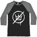 No Kings Crown Anti Trump Baseball Tee