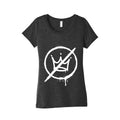 No Kings Crown Anti Trump Womens Triblend Tee