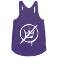No Kings Crown Anti Trump Racerback Tank