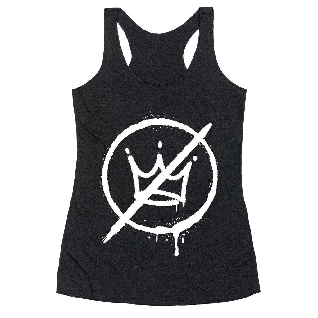 No Kings Crown Anti Trump Racerback Tank