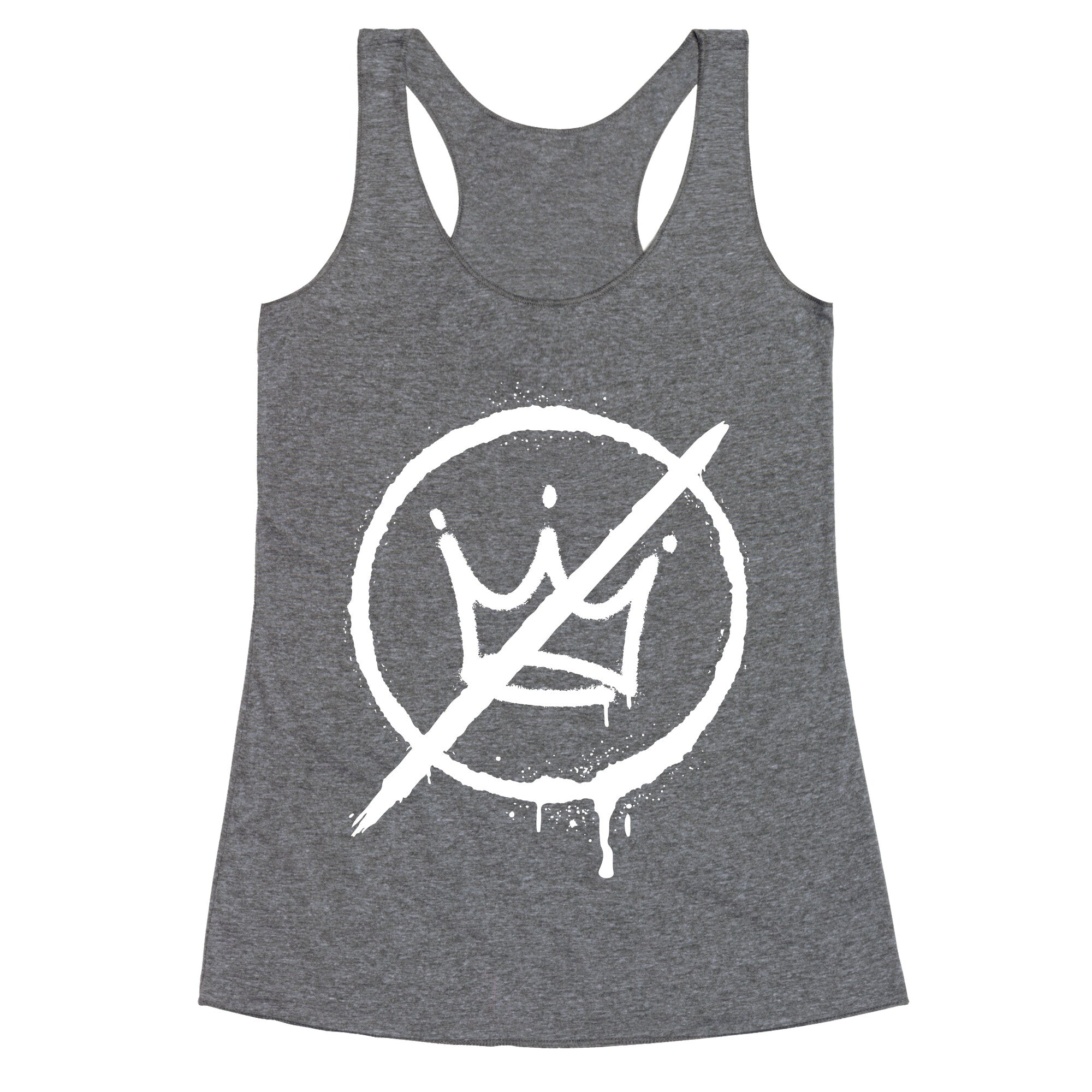 No Kings Crown Anti Trump Racerback Tank