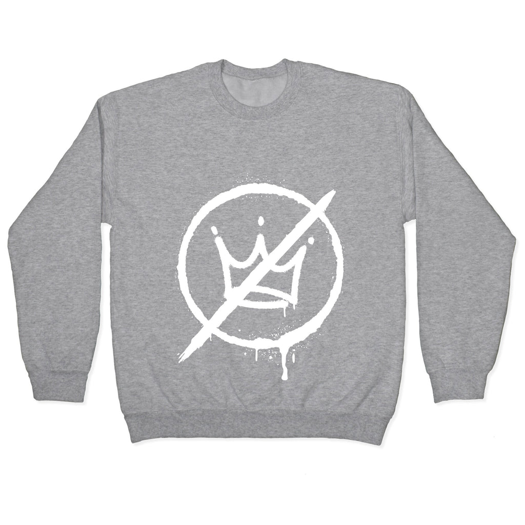 No Kings Crown Anti Trump Crewneck Sweatshirt