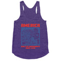America Built By Immigrants July 4th Racerback Tank