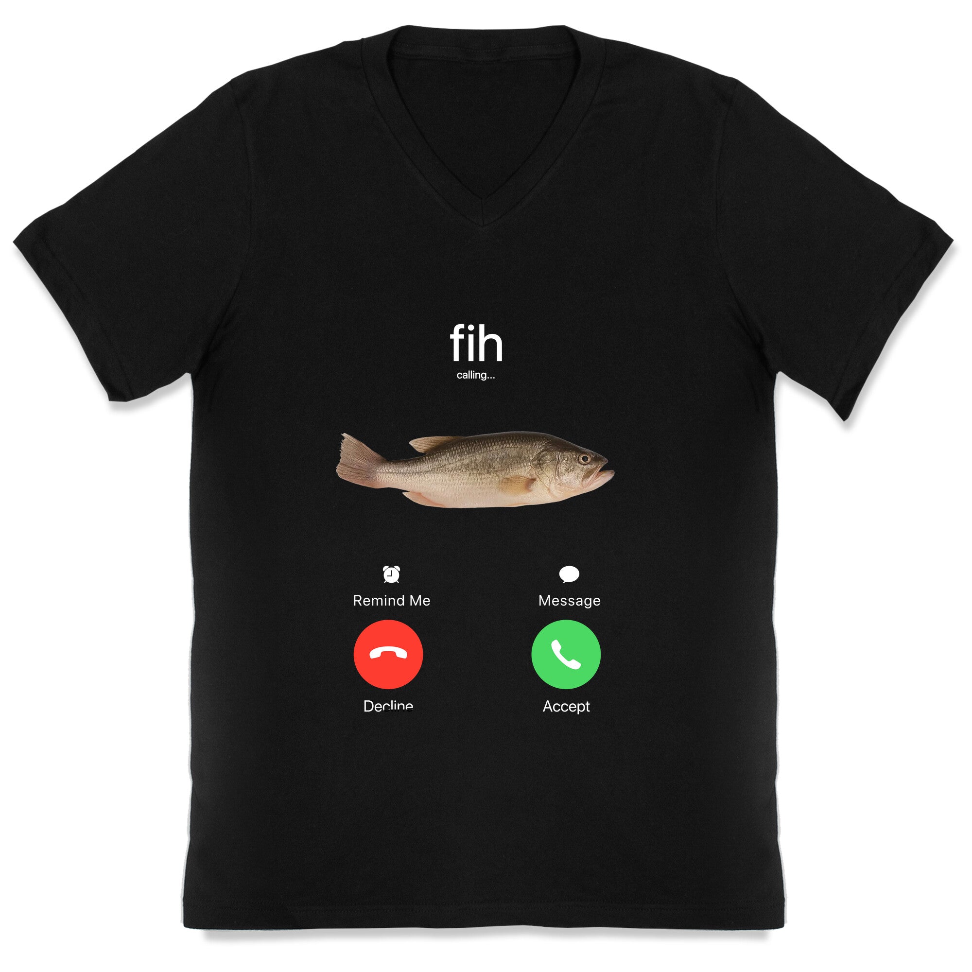 Fih Calling Me V-Neck