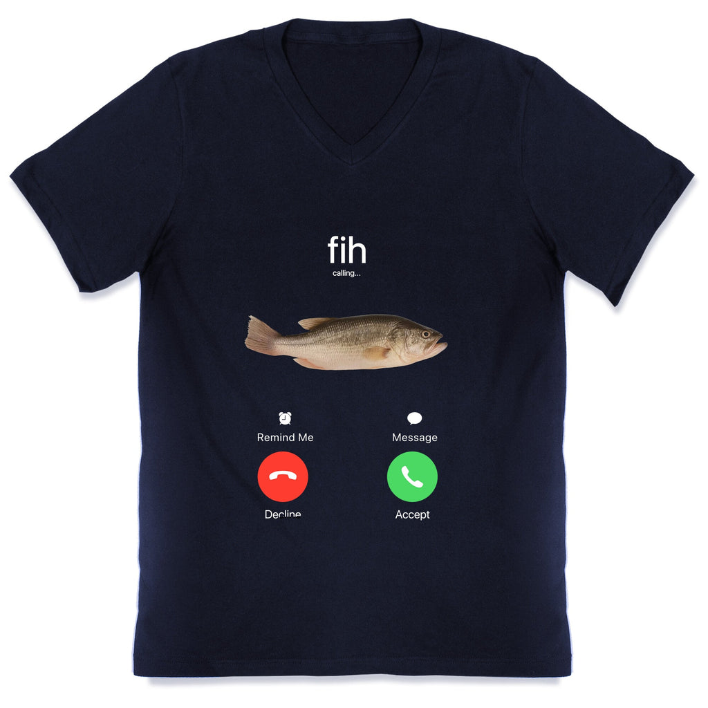 Fih Calling Me V-Neck
