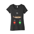 Fih Calling Me Womens Triblend Tee