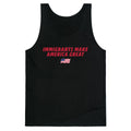 Immigrants Make America Great Flag Tank Top