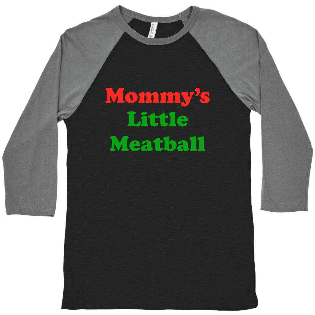 Mommys Little Meatball NYC Baseball Tee