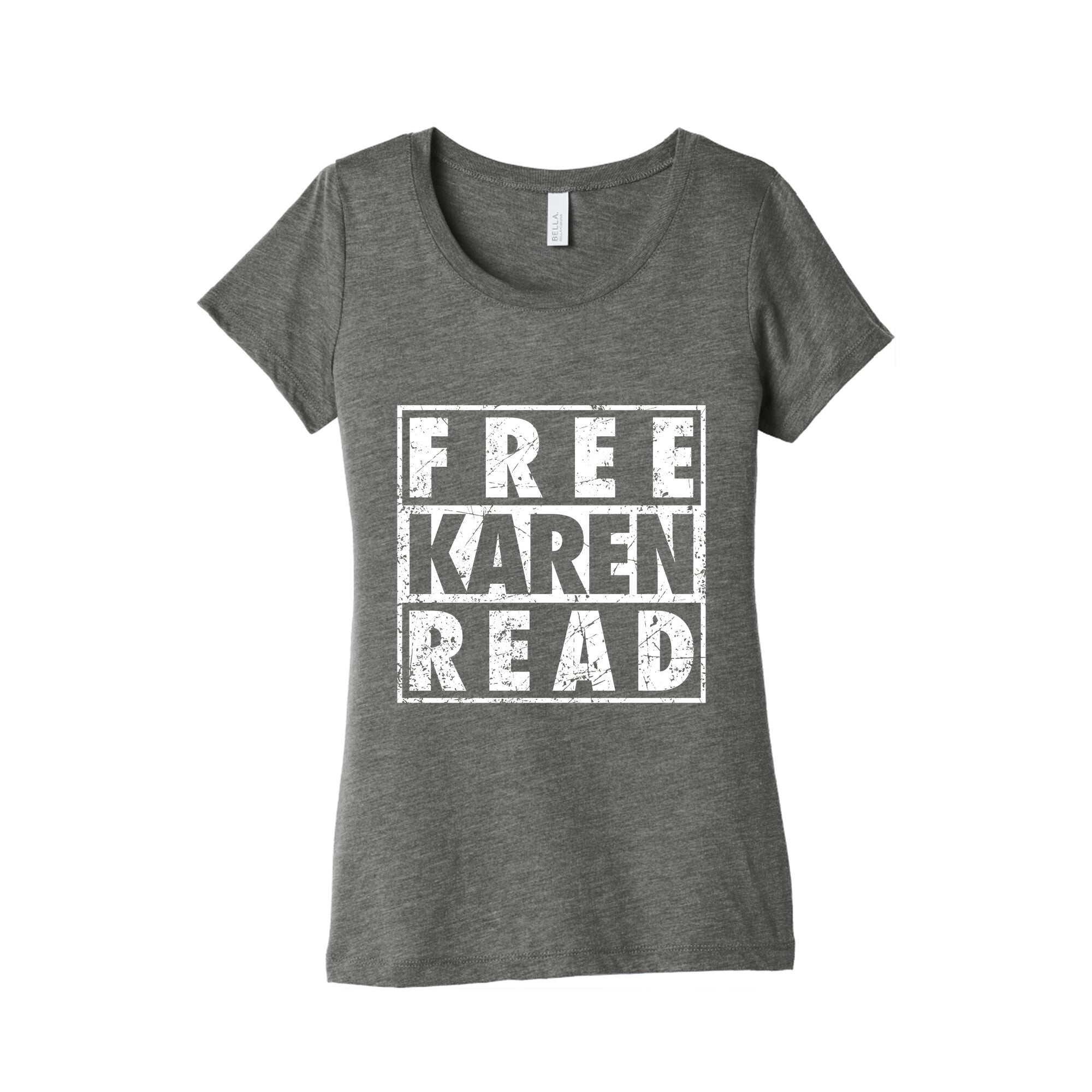 Free Karen Read Womens Triblend Tee