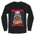 Red White And Feral Longsleeve Tee