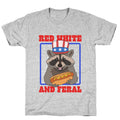 Red White And Feral T-Shirt