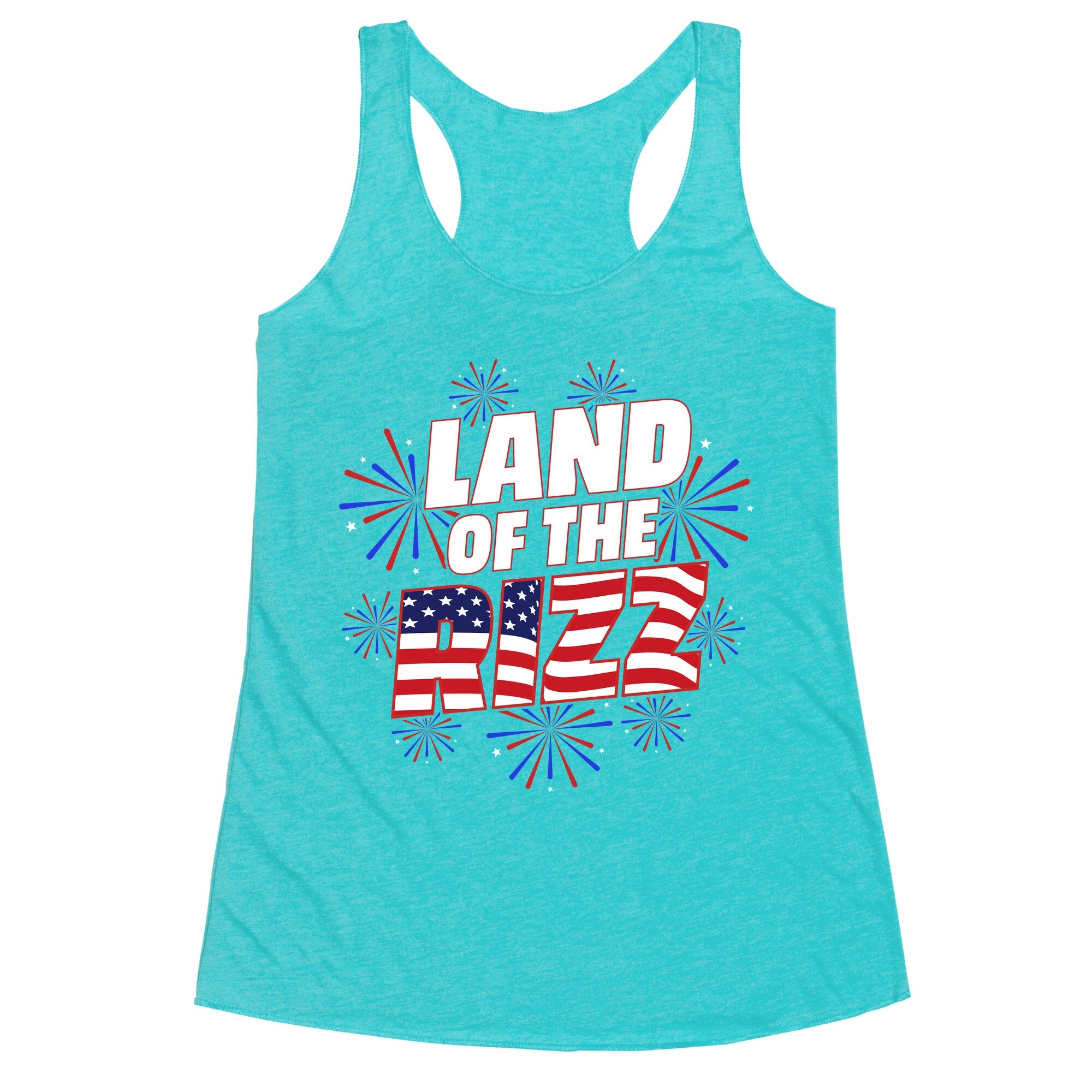 Land of the Rizz Racerback Tank