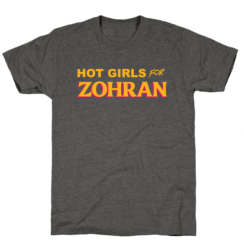 Hot Girls For Zohran Unisex Triblend Tee