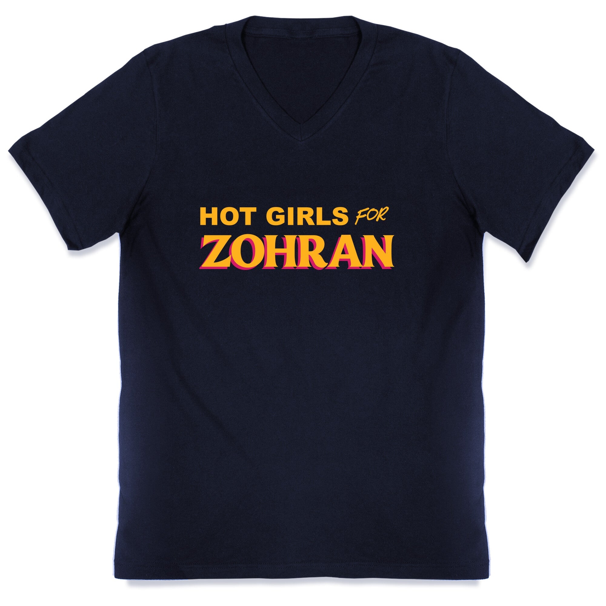 Hot Girls For Zohran V-Neck