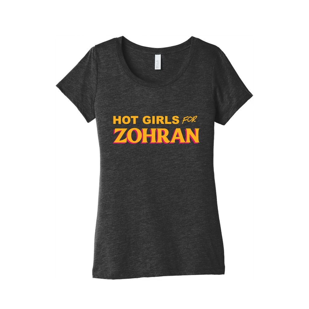 Hot Girls For Zohran Womens Triblend Tee