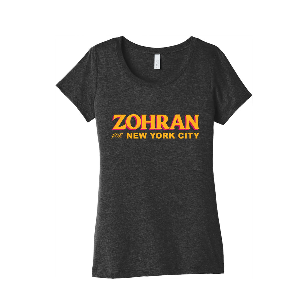 Zohran for New York City Womens Triblend Tee