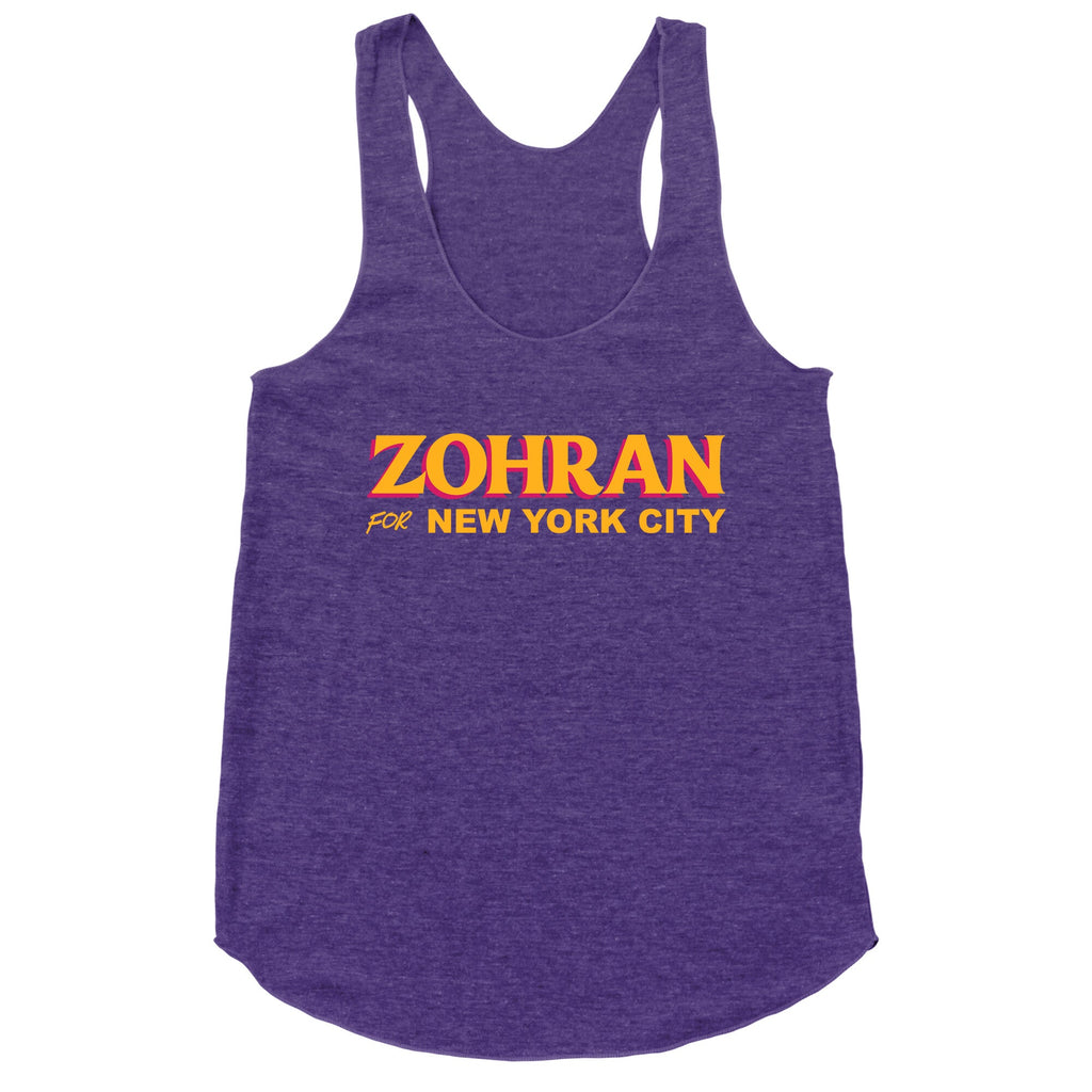 Zohran for New York City Racerback Tank