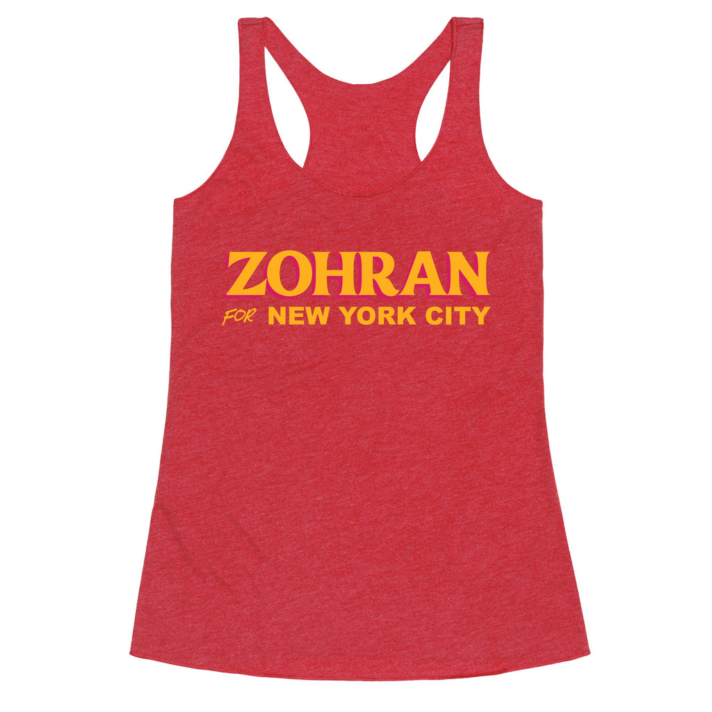 Zohran for New York City Racerback Tank