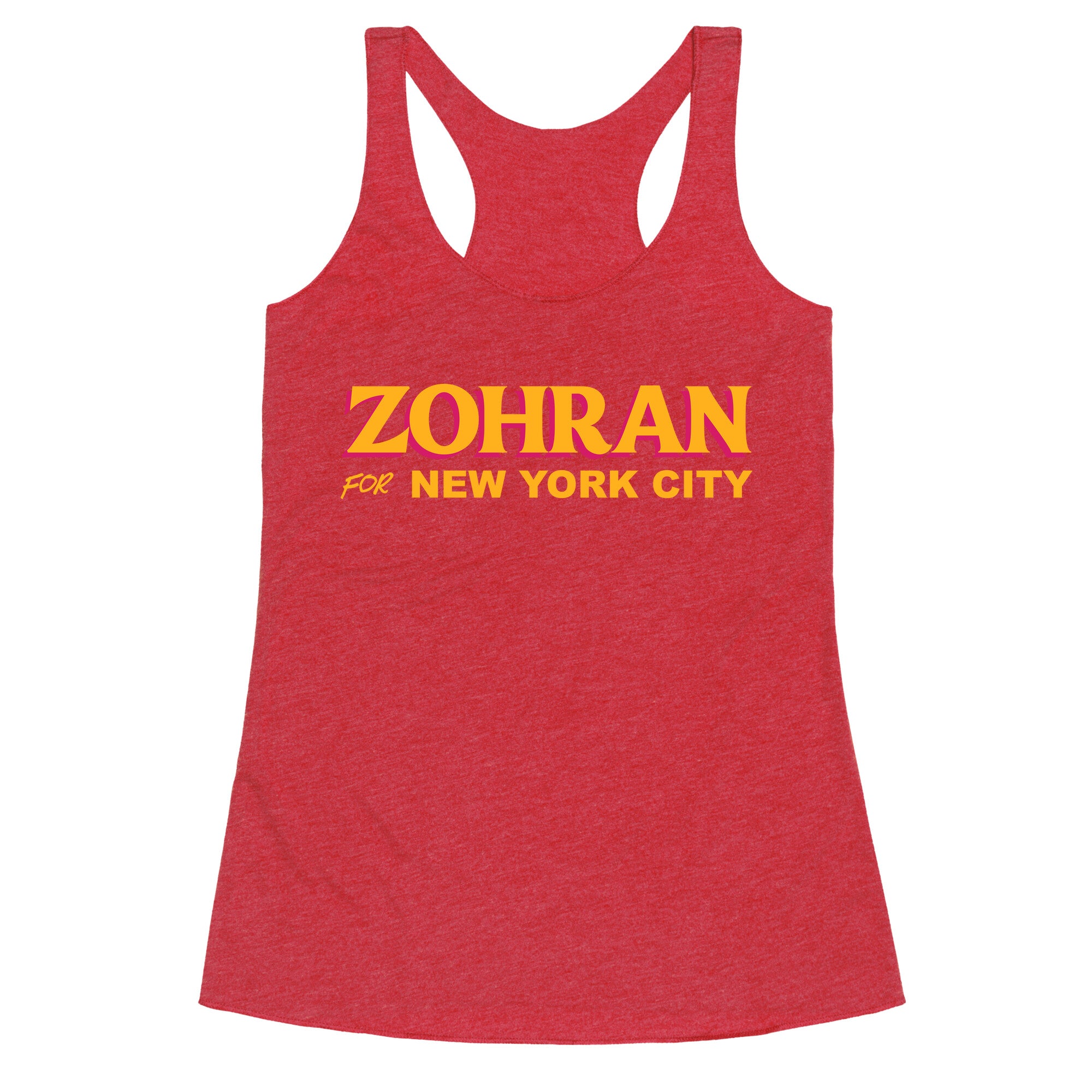 Zohran for New York City Racerback Tank