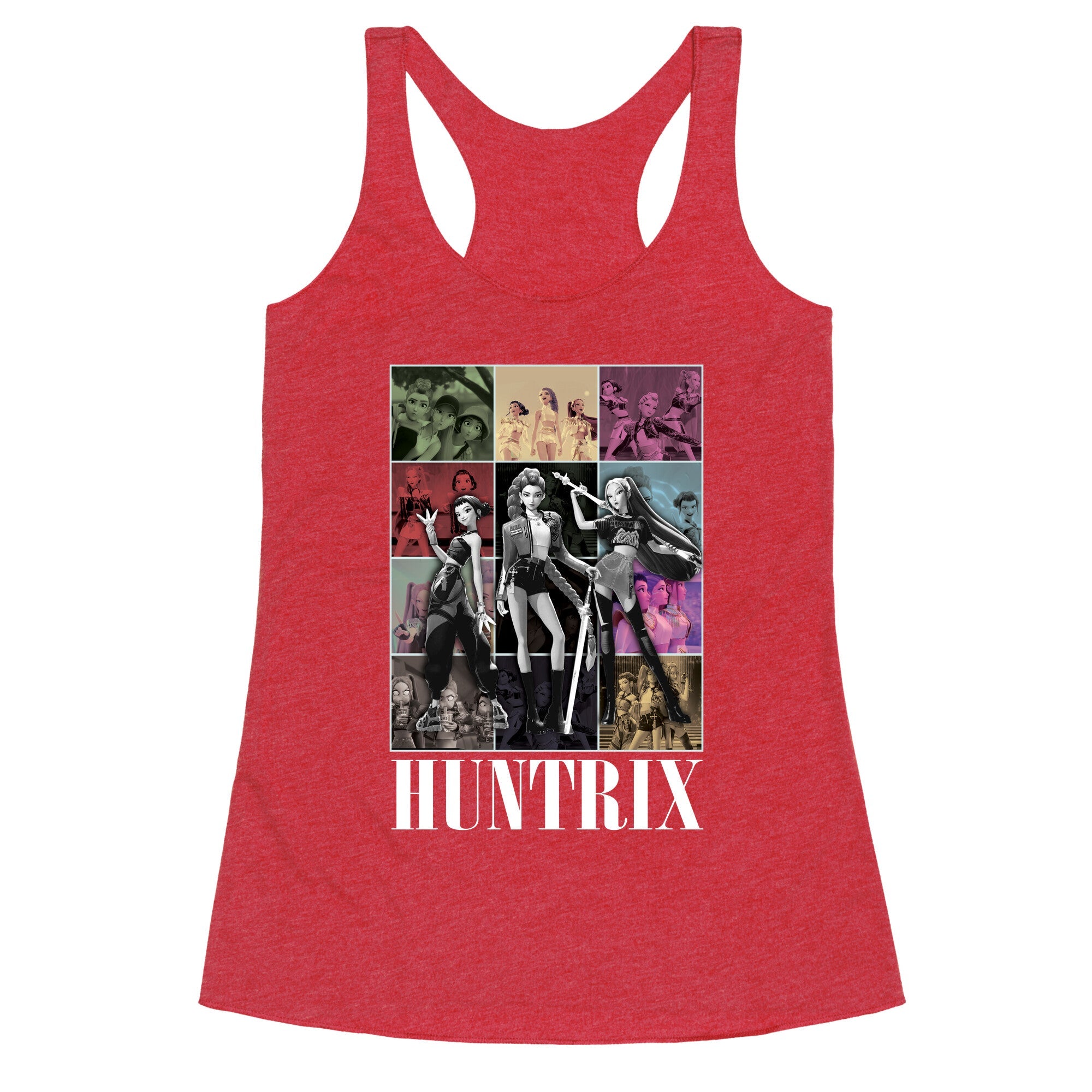 Huntrix Kpop Demon Hunters Racerback Tank