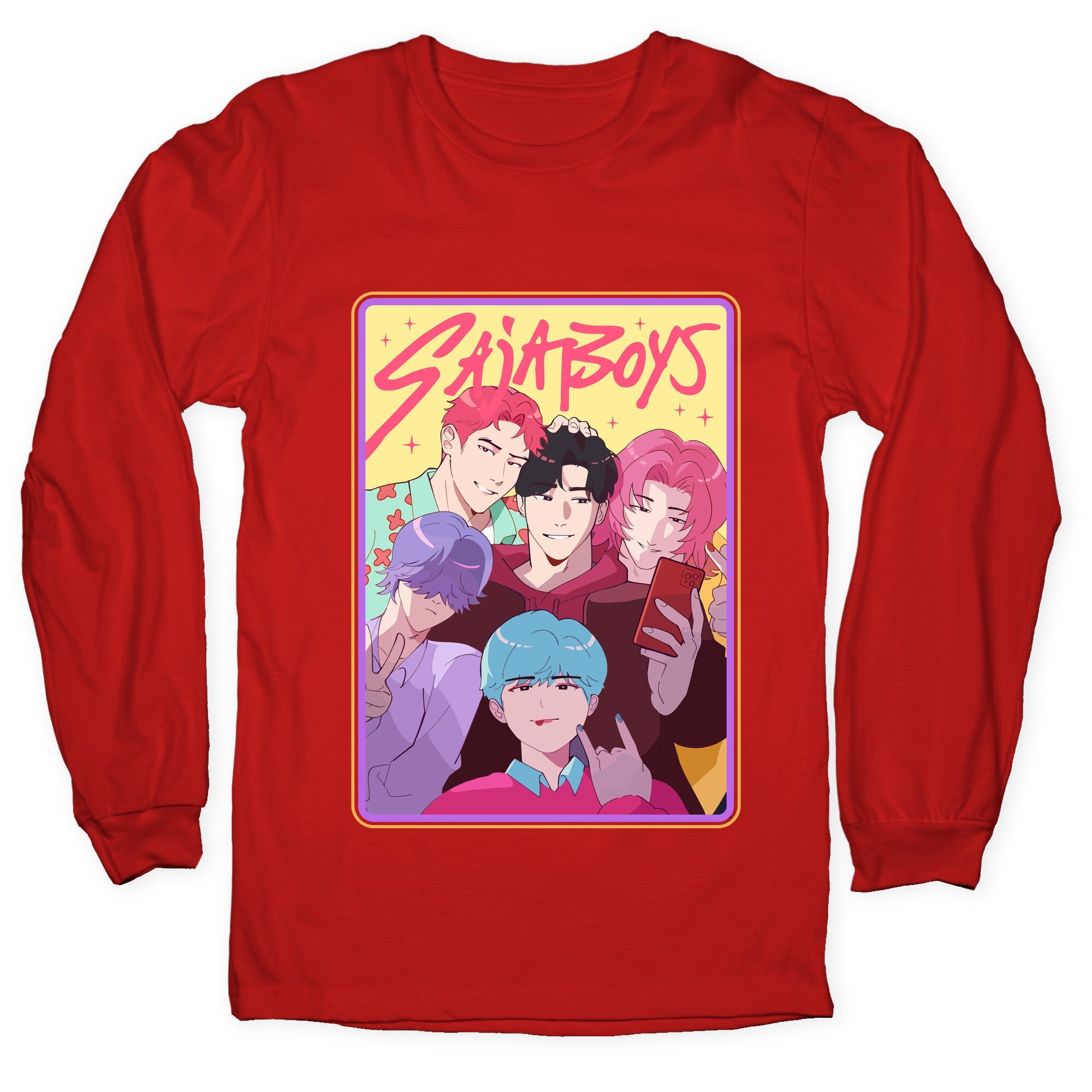 Sajaboys Kpop Demon Hunters Longsleeve Tee