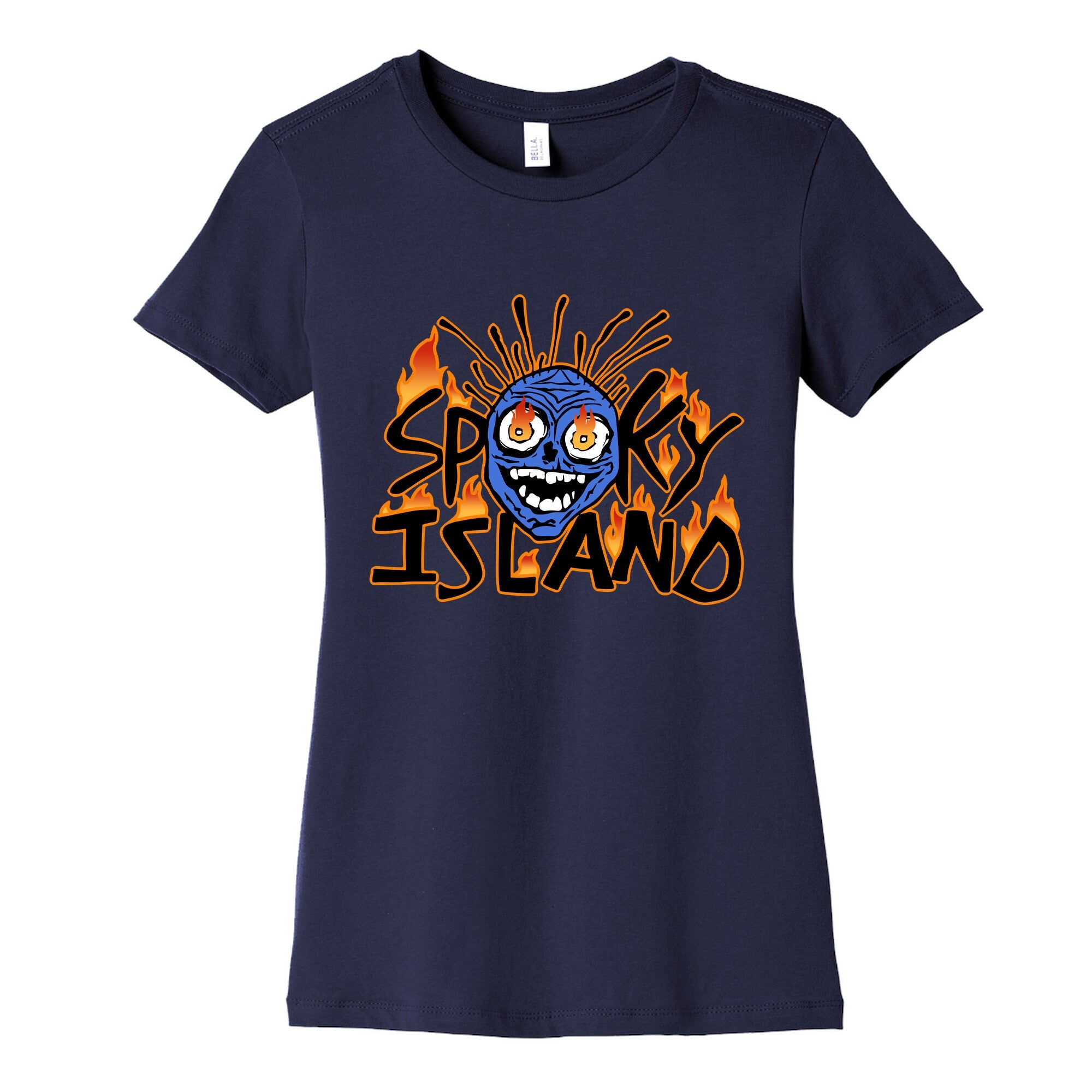 Spooky Island Womens Cotton Tee