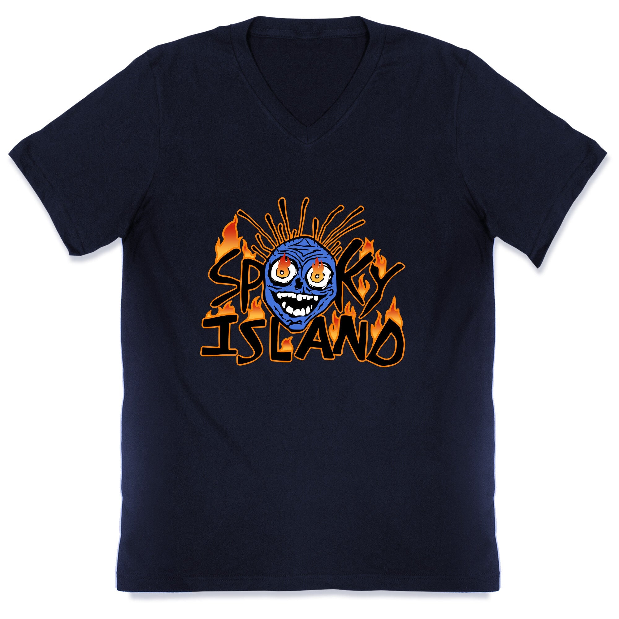 Spooky Island V-Neck