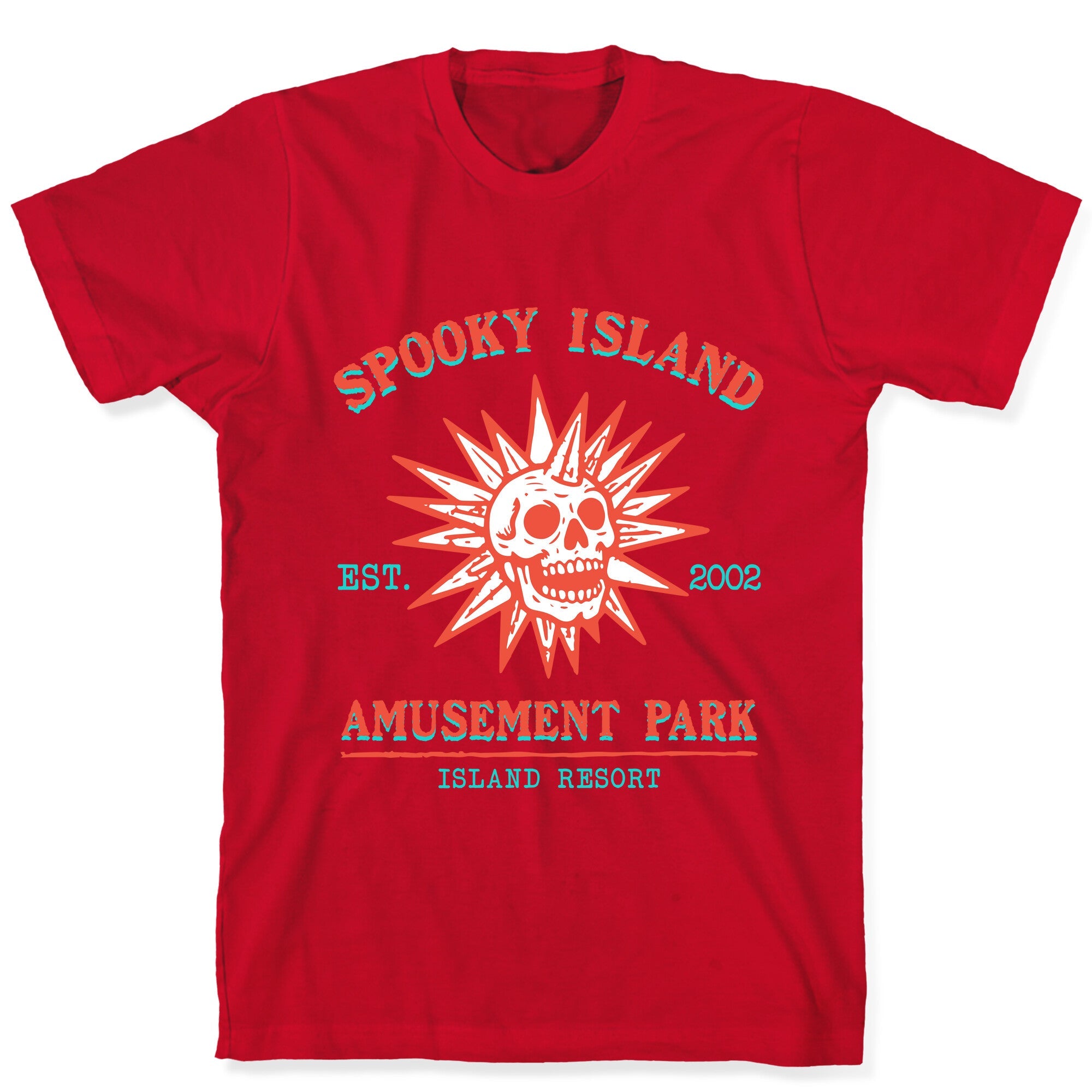 Spooky Island Retro T-Shirt