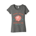 Spooky Island Retro Womens Triblend Tee