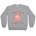Spooky Island Retro Crewneck Sweatshirt