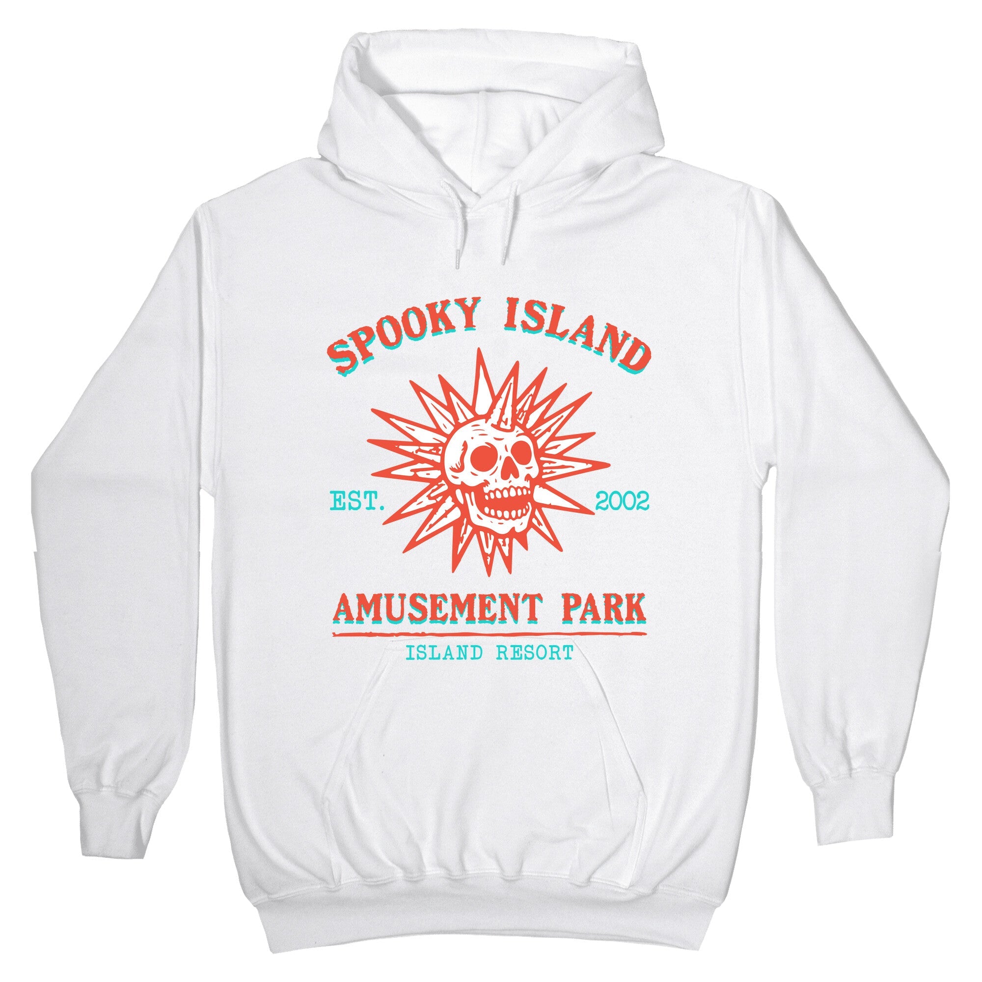 Spooky Island Retro Hoodie