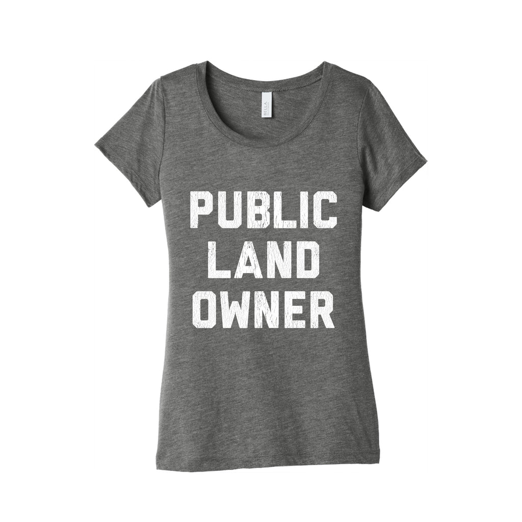 Public Land Owner Womens Triblend Tee