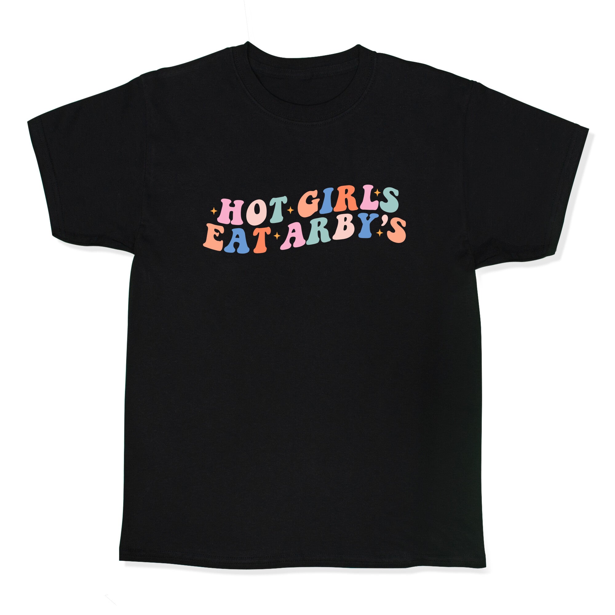 Hot Girls Eat Arbys Retro Kids Tee
