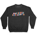 Hot Girls Eat Arbys Retro Crewneck Sweatshirt
