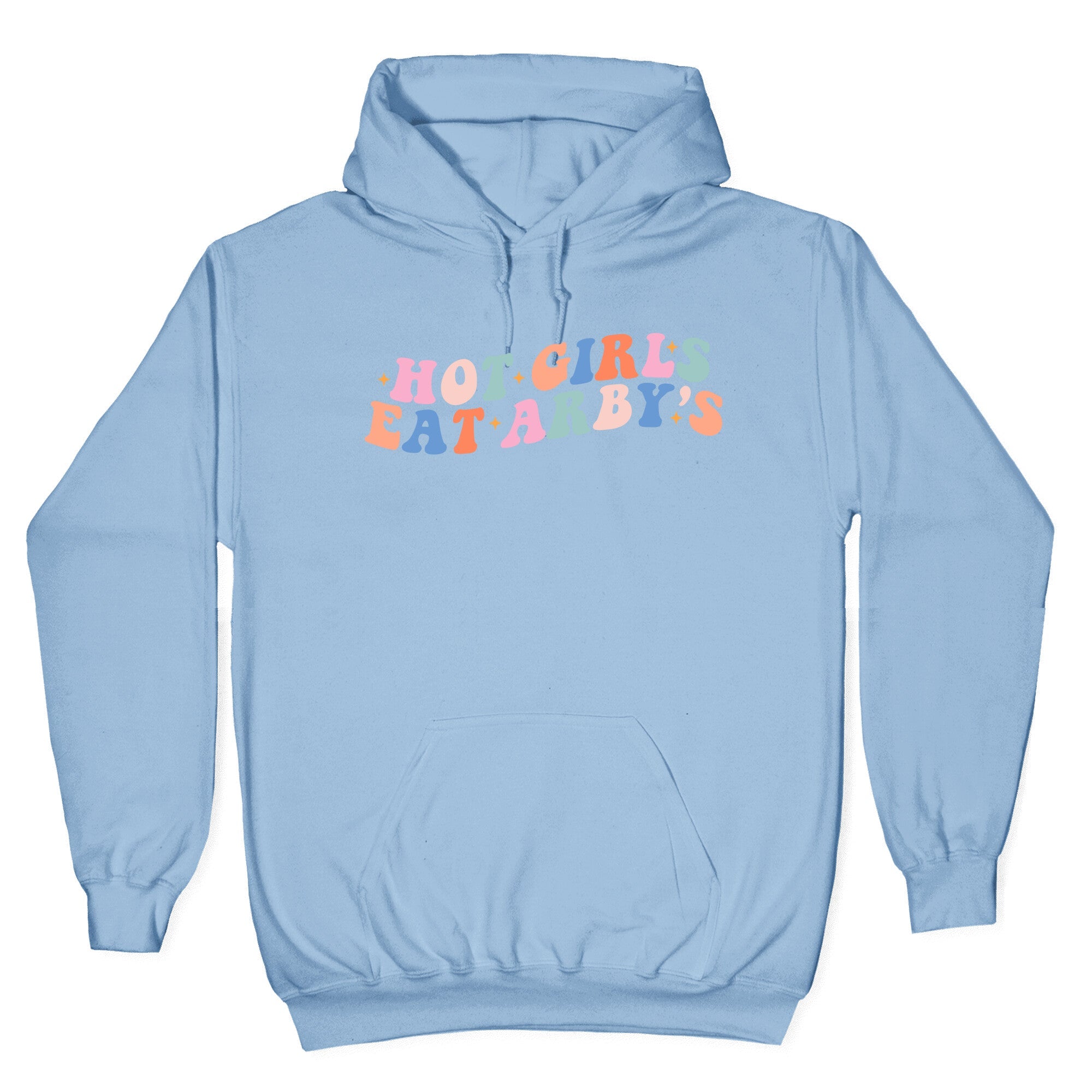 Hot Girls Eat Arbys Retro Hoodie