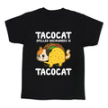 Tacocat Spelled Backwards Kids Tee