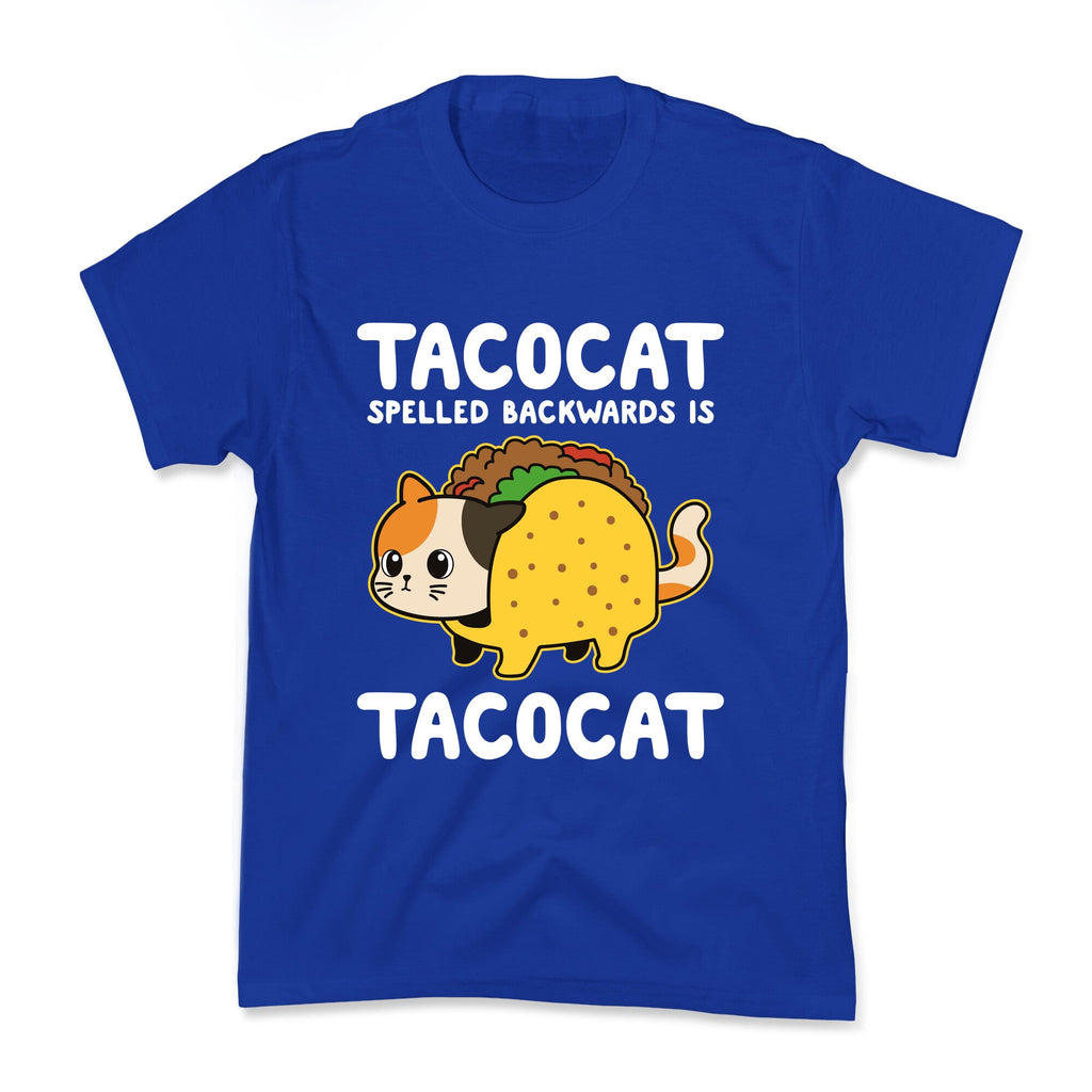 Tacocat Spelled Backwards Kids Tee