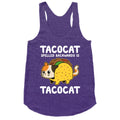 Tacocat Spelled Backwards Racerback Tank