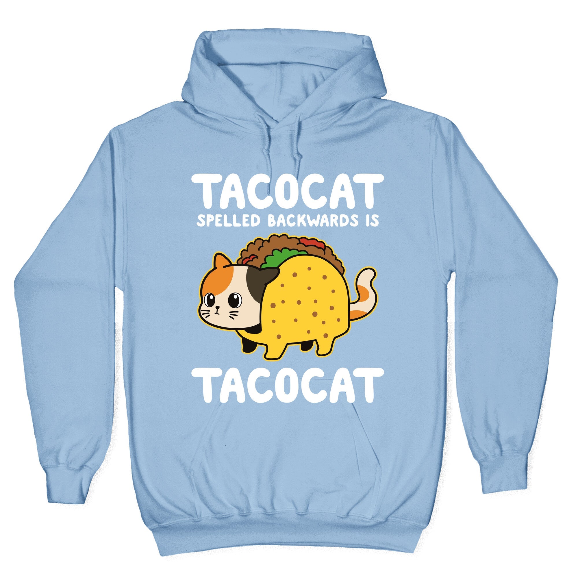 Tacocat Spelled Backwards Hoodie
