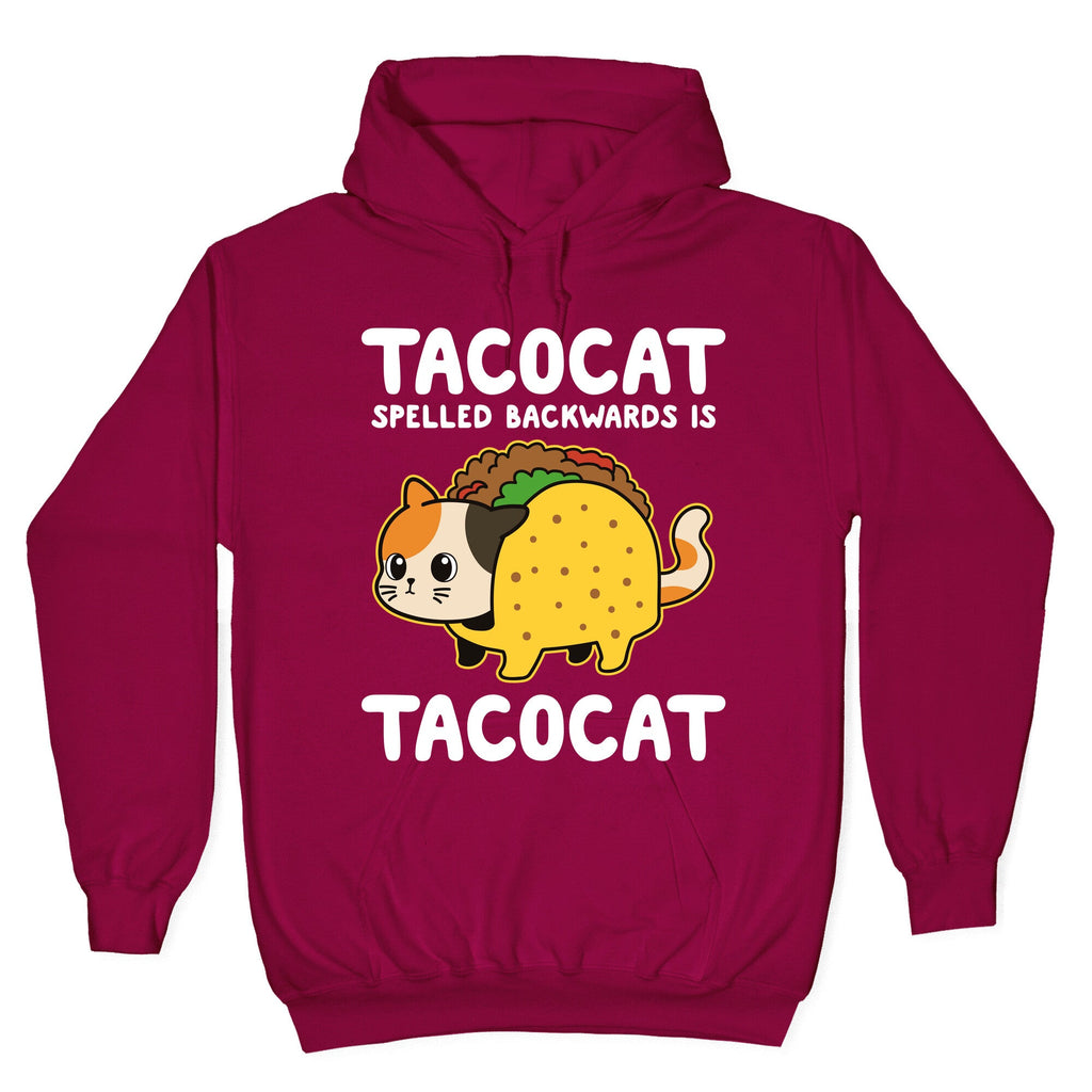 Tacocat Spelled Backwards Hoodie
