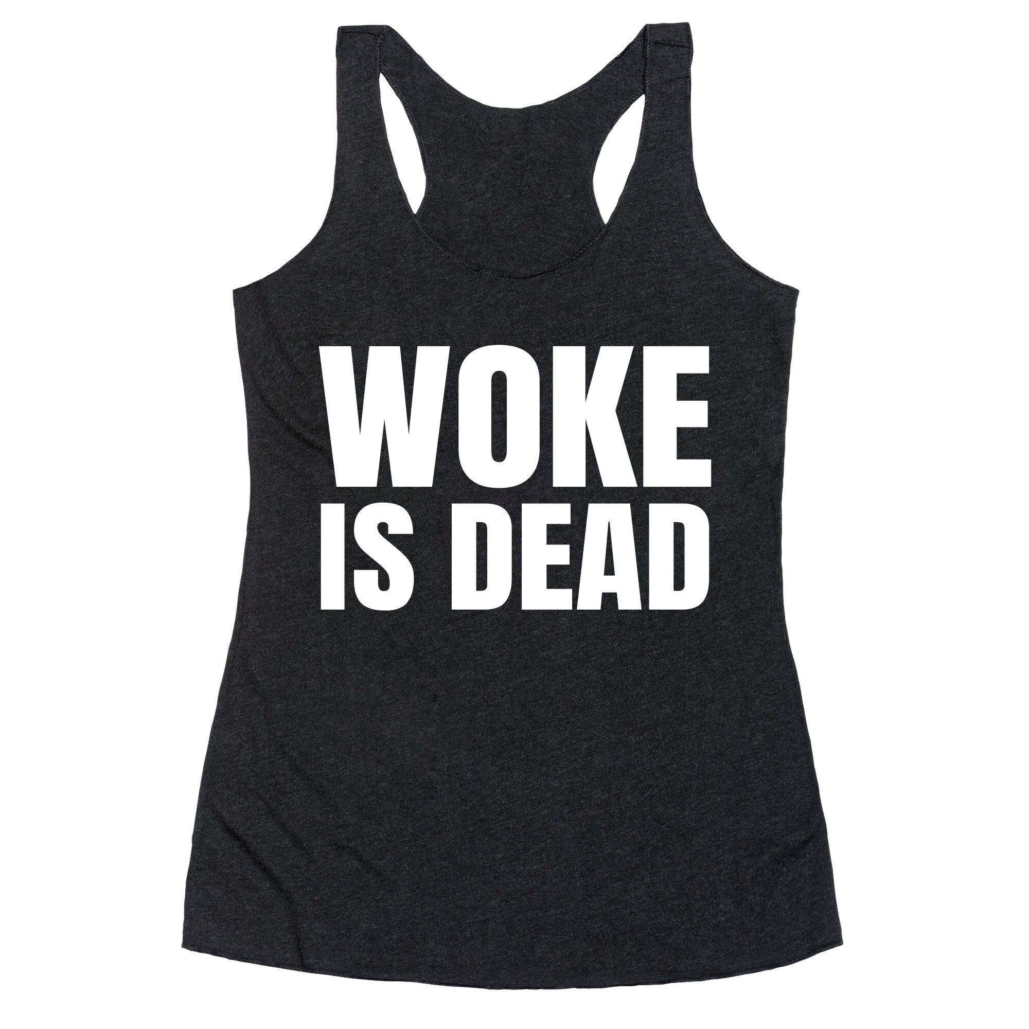 Woke Is Dead Cartman Racerback Tank