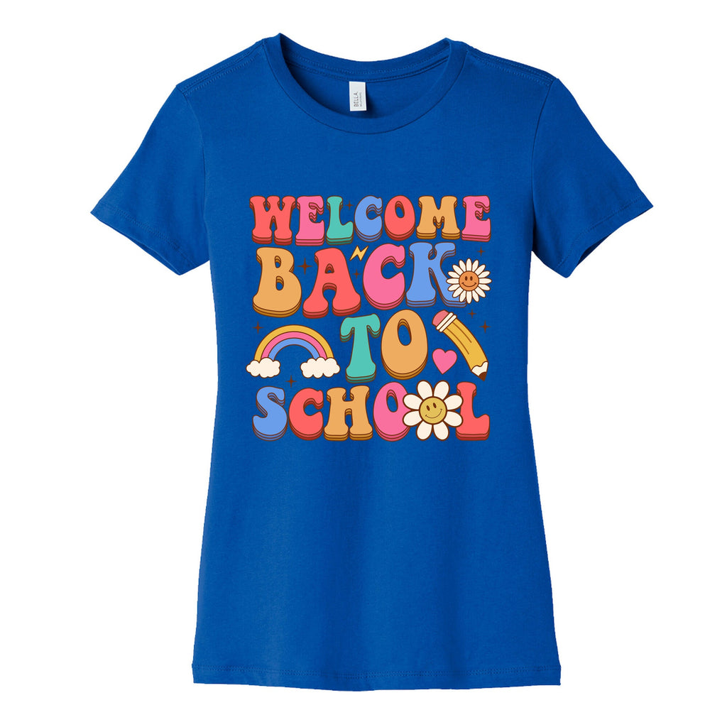 Welcome Back to School Womens Cotton Tee