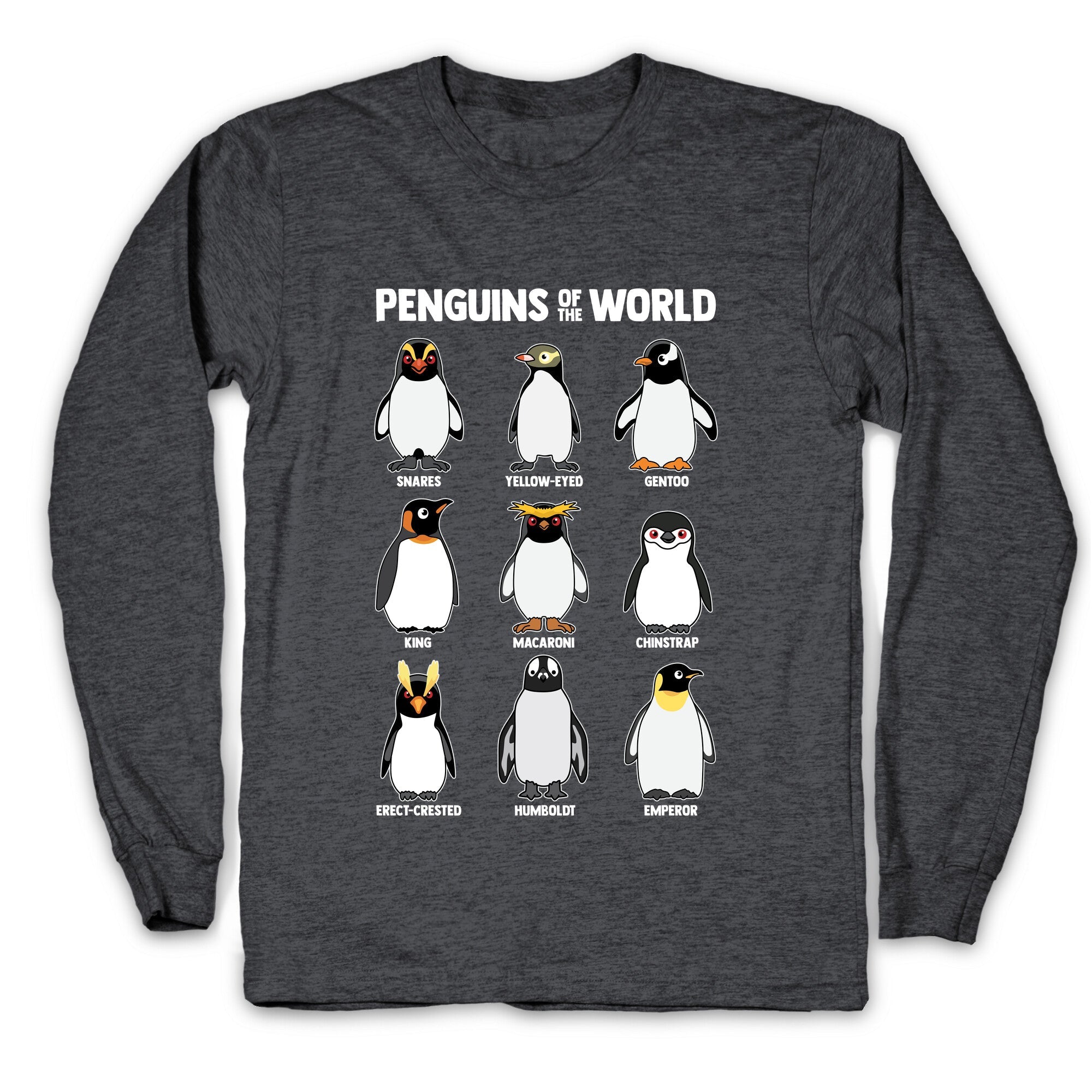 Penguins of the World Longsleeve Tee